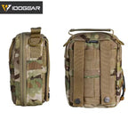 IDOGEAR camouflage IFAK MEDIC POUCH tactical accessory with durable zippers and MOLLE straps