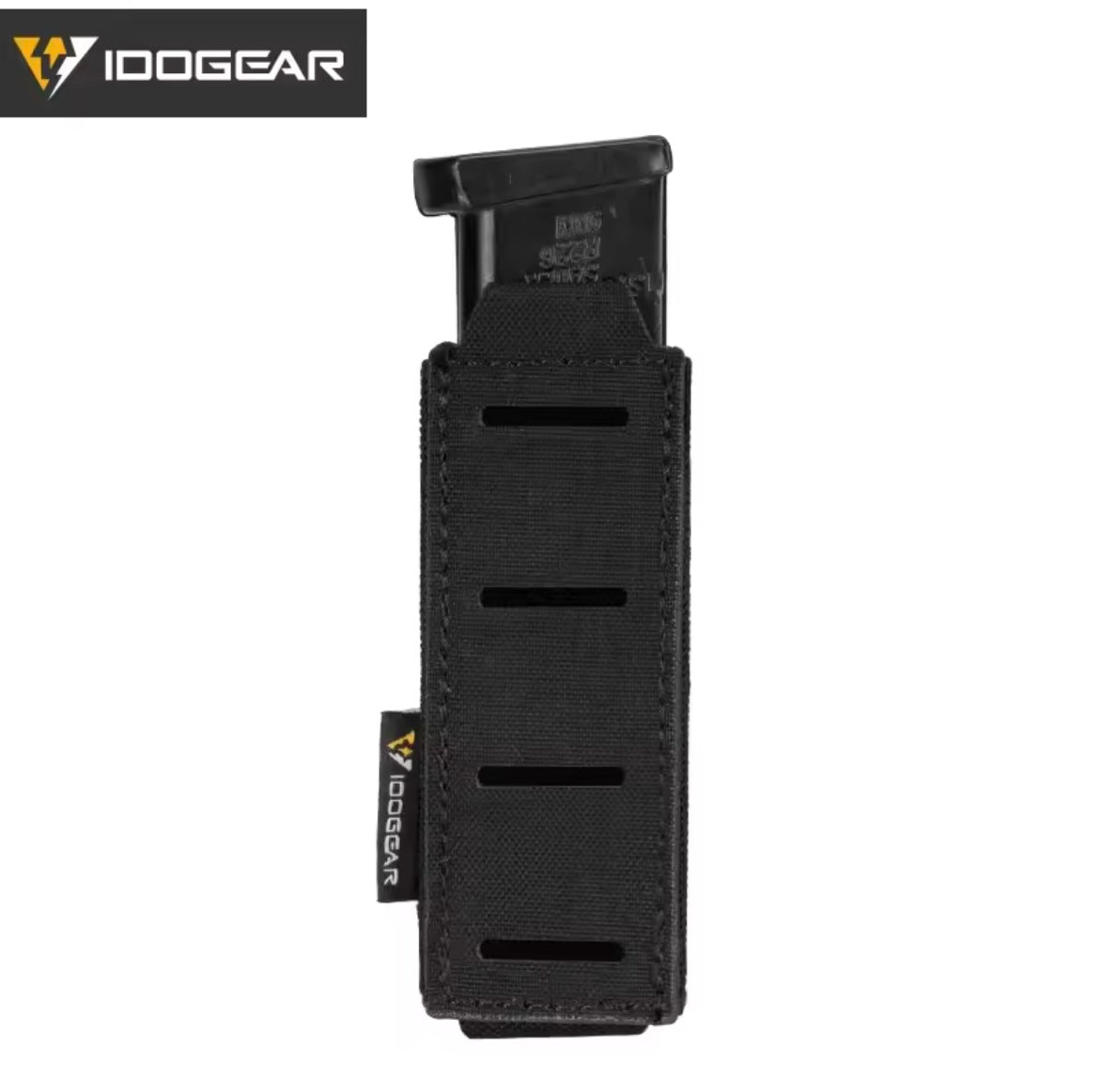 IDOGEAR black mag pouch 9mm accessory designed to securely hold a 9mm magazine