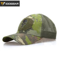 IDOGEAR Punisher cap in camouflage design with breathable mesh and embroidered logo