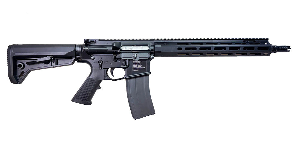 Réplique airsoft kac ks-1 gbb par WELL PRO, pistolet GBBR noir avec crosse ajustable et rail long