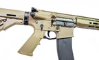 Réplique airsoft GBBR WELL PRO kac ks-3 gbb couleur tan avec chargeur et poignée ergonomique