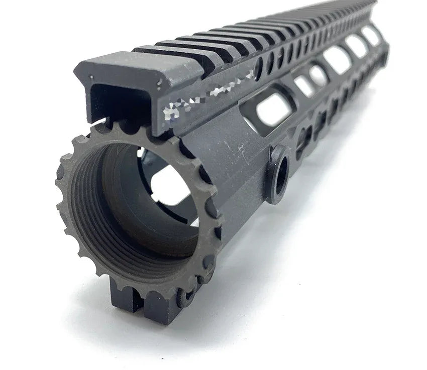 Keymod handguard for airsoft guns with a lightweight design and durable material