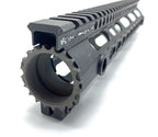Keymod handguard for airsoft guns with a lightweight design and durable material
