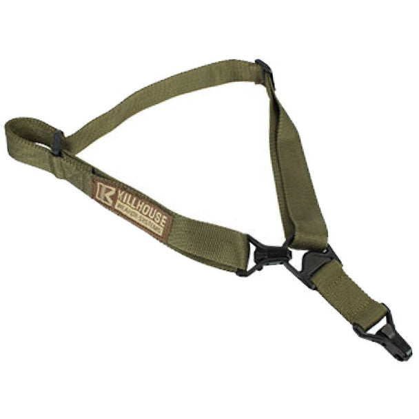KWS SANGLE MM3 Tactical Sling in Olive Green for Firearm Support and Stability