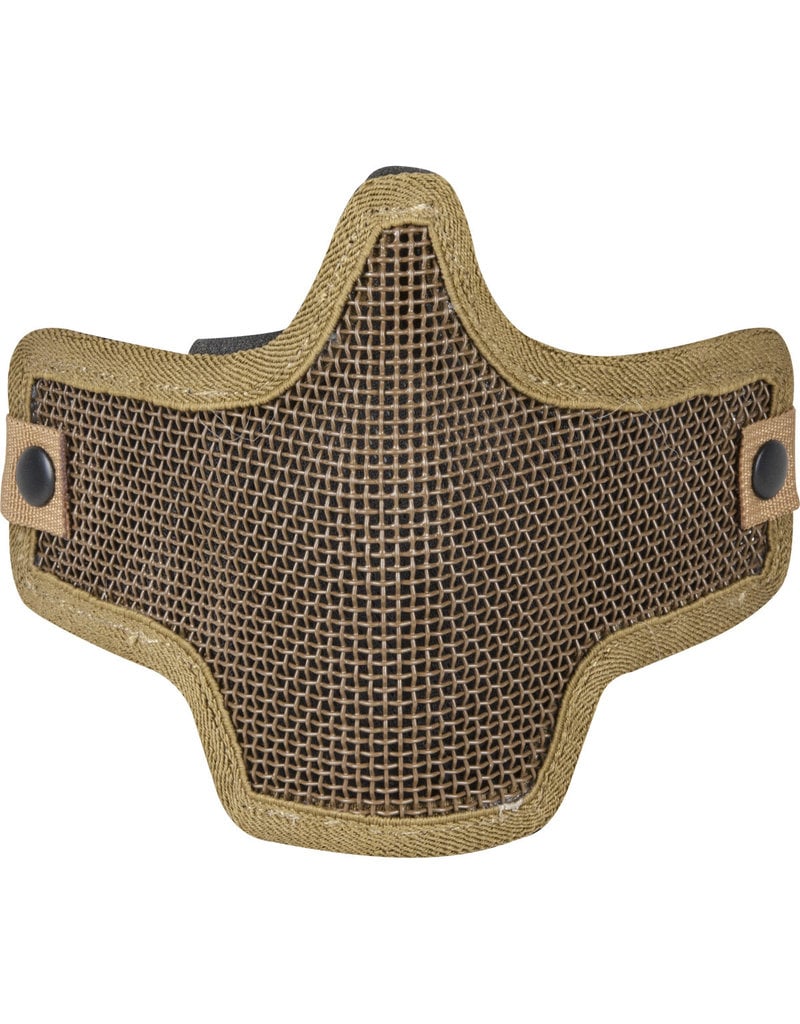 Valken KILO 2G MESH MASK in Tan with Breathable Design for Protective Gear