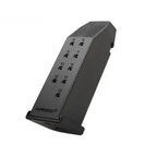 KRYTAC black vector airsoft magazine featuring a sleek design and numbered load indicators