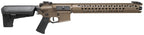 KRYTAC WARSPORT LVOA TAN AEG AIRSOFT rifle with tan upper and black adjustable stock