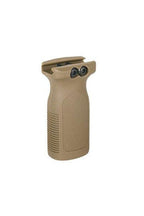 KURO VERTICAL BATTLE GRIP AIRSOFT in tan color for enhanced stability and control during gameplay
