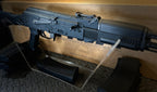 KWA AK 74M Airsoft Gun Displayed with Tactical Features and Box Packaging