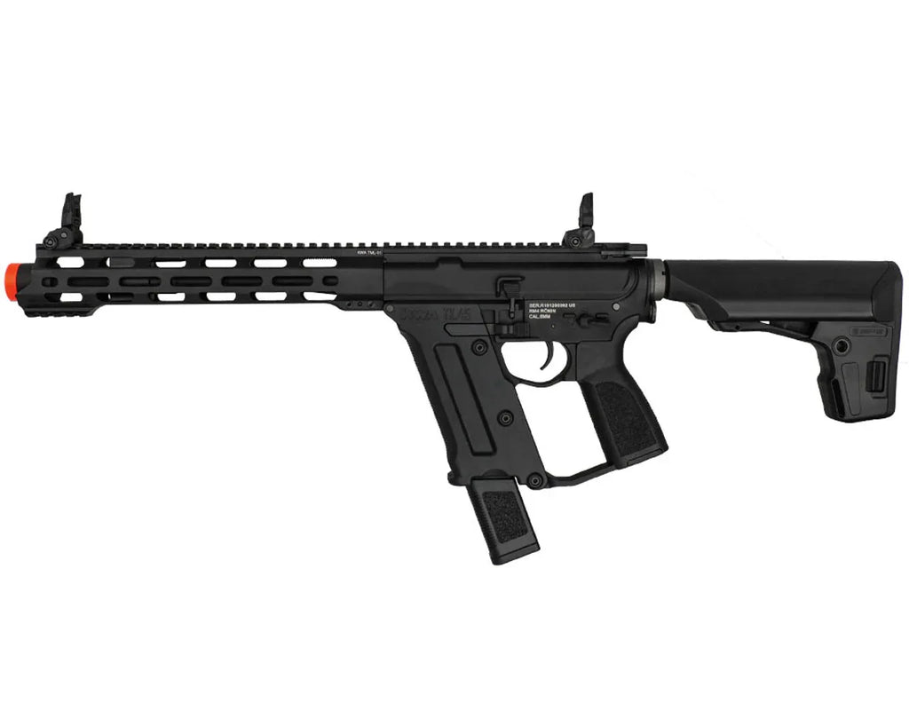 KWA TK45 Airsoft AEG Rifle with Adjustable Stock and Rail System for Customization