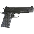 KWC M1911 A1 Tac CO2 Pistol with Realistic Design and Textured Grip for Airsoft Enthusiasts