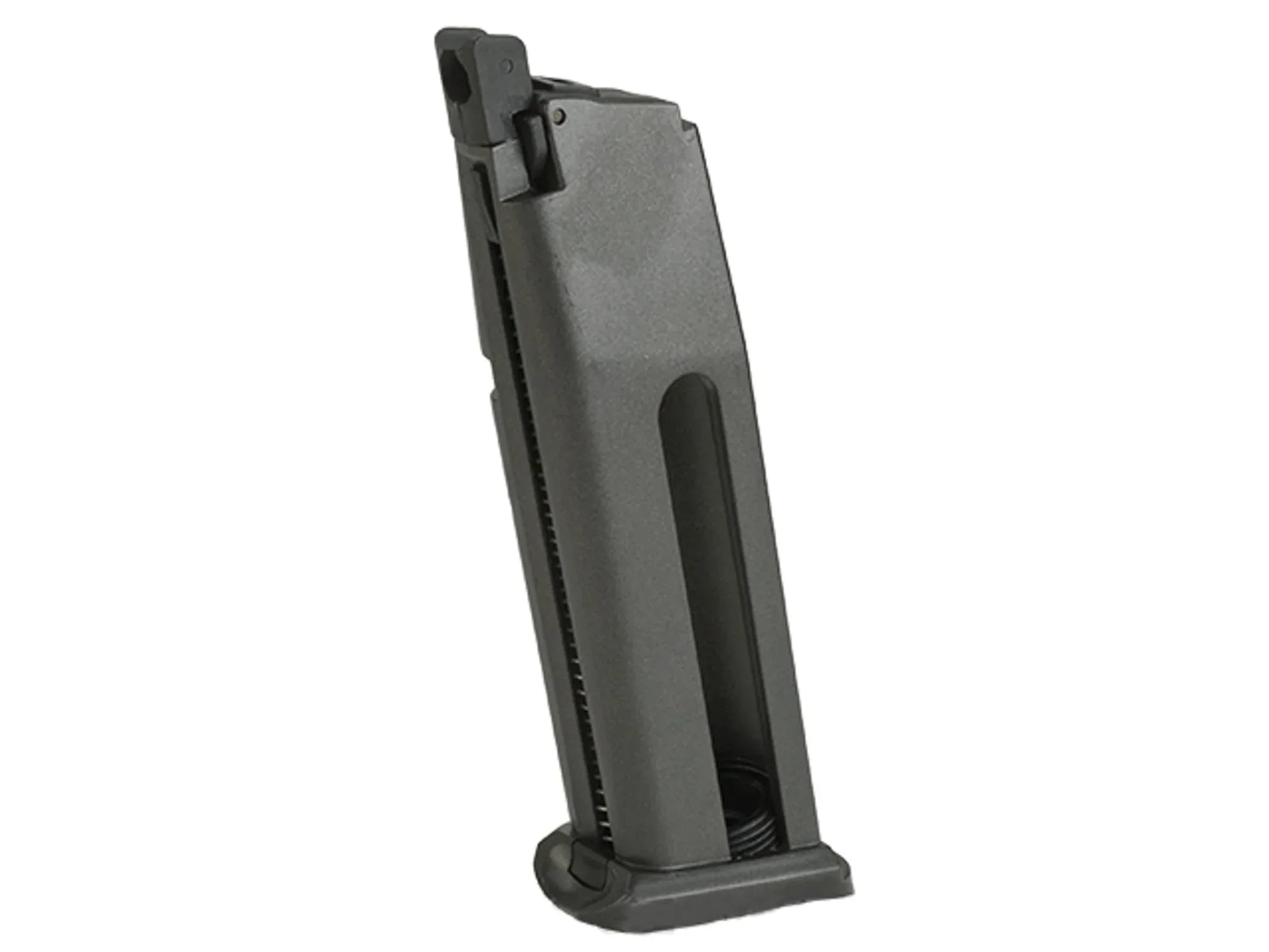KWC magazine in black, designed for optimal performance and durability in airsoft firearms