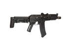 LCT AK ZKS 74 AEG AIRSOFT black electric airsoft gun with adjustable stock and tactical rail