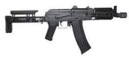LCT AK ZKS-74UN AEG featuring a sleek design and tactical rail system for airsoft enthusiasts