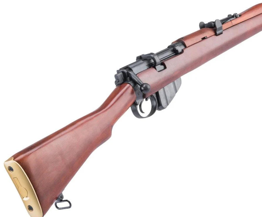 S&T LEE ENFIELD Airsoft Rifle with Realistic Wood Finish and Metal Components