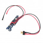 Jefftron mosfet evo3 accessory with red and black wires and electronic circuit board