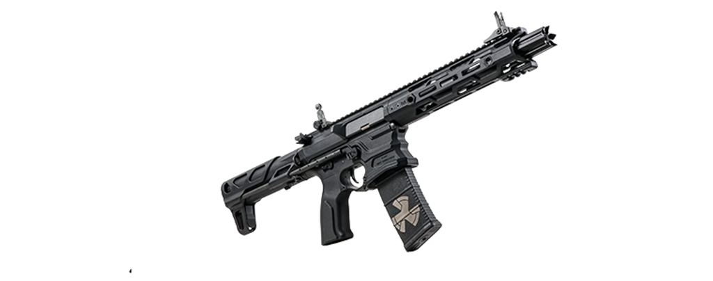 G&G M4 AIRSOFT rifle with tactical rail and black finish for precision shooting
