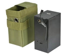 A&K M60 magazine with a durable green pouch for easy carry and storage