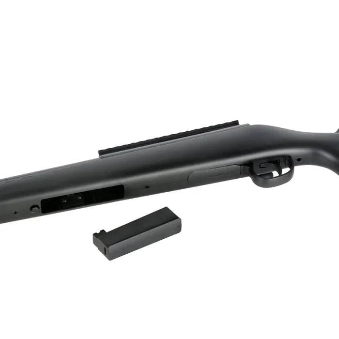 Double Eagle M61 airsoft sniper rifle with detachable magazine and sleek design for precision shooting