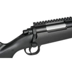 DOUBLE EAGLE M61 airsoft sniper rifle featuring a sleek black design and adjustable components