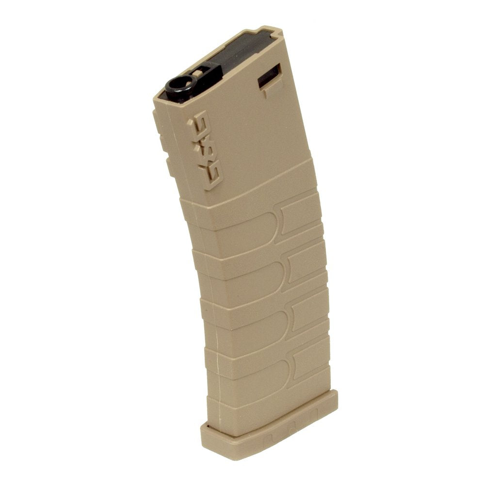 G&G tan airsoft magazine for MAG M4 AIRSOFT MAG with durable polymer construction