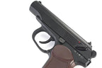 KWC Makarov airsoft pistol in black with realistic design and detailed features