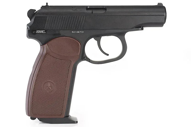 KWC Makarov airsoft gun with a sleek design and realistic features for airsoft enthusiasts