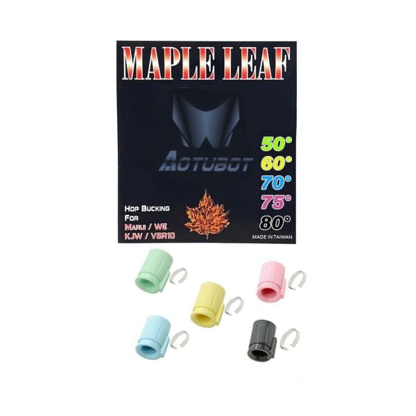 MAPLE LEAF BUCKING assortment with colorful hop buckings for Marui WE KJW VSR10 airsoft guns