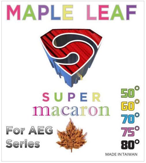 MAPLE LEAF BUCKING super macaron intern for AEG series with colorful logo and temperature options