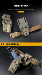 MATRIX glock 17 19 holster with thigh strap for enhanced stability and secure carry