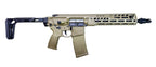 PROW MCX GBBR Airsoft Rifle in Tan with Adjustable Stock and Railed Handguard
