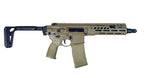 PROW MCX GBBR Airsoft Rifle in Tan Color with Adjustable Stock and Rail System
