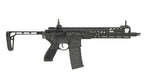 MCX SPEAR Airsoft AEG in sleek black design with adjustable stock and tactical rail system