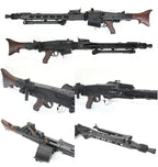 AEG MG42 airsoft rifle with detailed design and wooden accents for realistic gameplay