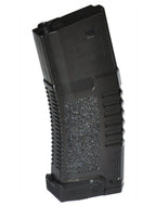 Amoeba Mid-Cap Magazine in black, designed for airsoft rifles with textured grip for better handling
