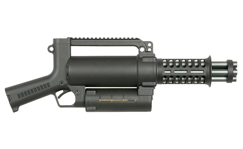 WELL AEG Minigun Airsoft Gun in Black with Tactical Design and Adjustable Features