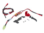 G&G MOSFET airsoft wiring kit with electronic trigger and installation components for improved performance