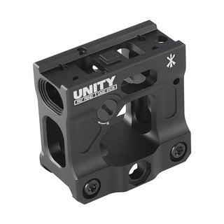 Unity Tactical Mount T1 T2 Airsoft Accessory in Black for Optics and Accessories