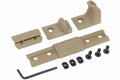 Double Bell MP AIRSOFT GRIP accessory kit in tan with mounting screws and allen wrench