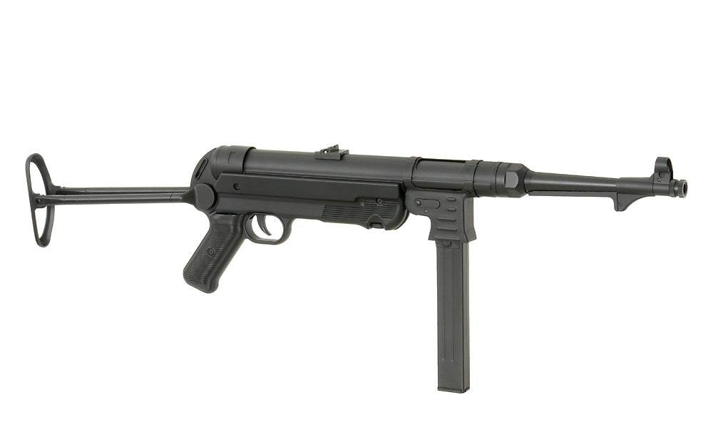 AGM MP40 airsoft rifle with realistic design and high-quality materials for immersive gameplay