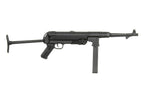 AGM AEG MP40 airsoft gun with realistic design and detachable magazine for enthusiasts