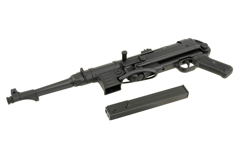 AGM MP40 airsoft gun with detachable magazine and detailed body design for enthusiasts