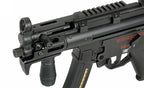CYMA AEG MP5 airsoft gun with adjustable stock and tactical grip for enhanced performance