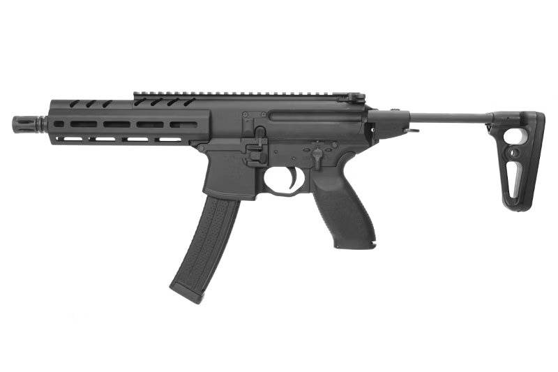 APFG MPX Airsoft Gun with Adjustable Stock and Rail System for Tactical Play