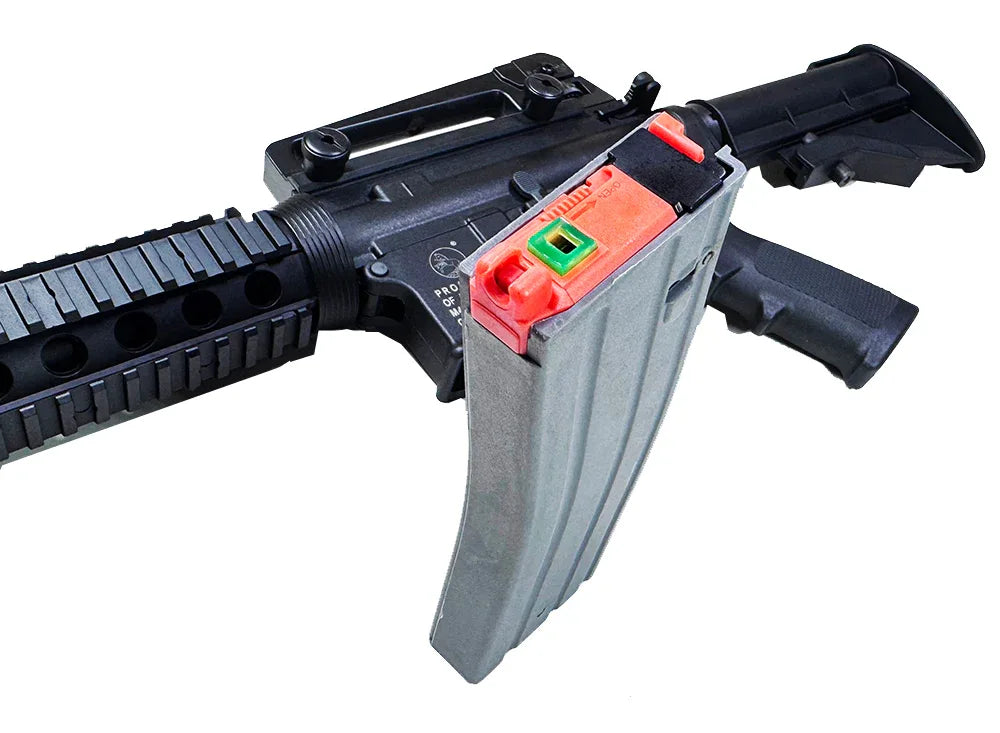 PROW GBBR with magazine showcasing advanced design for competitive mws airsoft performance