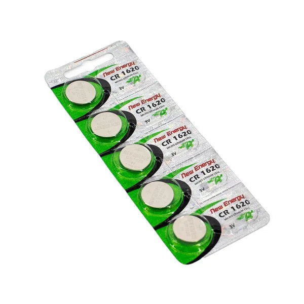 Valken CR1620 Lithium Coin Batteries in a Pack of Five for Reliable Power Supply