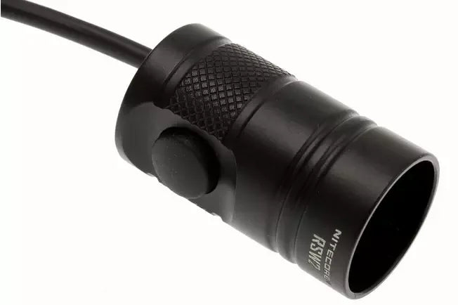 NITECORE PRESSURE SWITCH accessory with a textured grip and button for tactical use