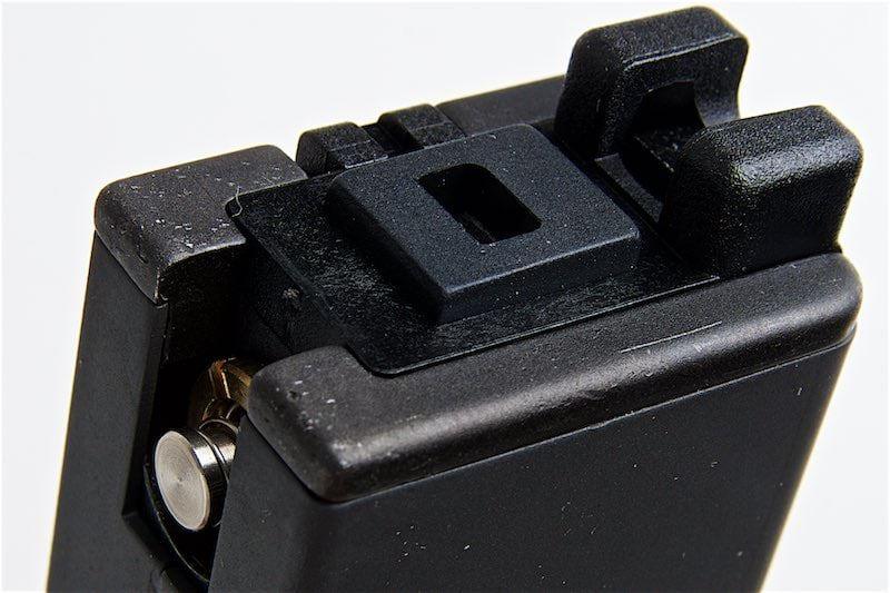 Close-up of NORTHEAST MP2A1 MAGAZINE showcasing the top view for easy loading.