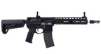 DOUBLE EAGLE devgru noveske gbb black AR style gas blowback rifle with collapsible stock and MLOK handguard