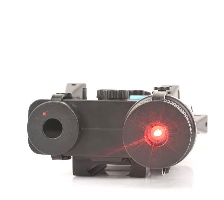 WADSN PEQ Airsoft Tan Laser Aiming Device with Adjustable Red Laser Light
